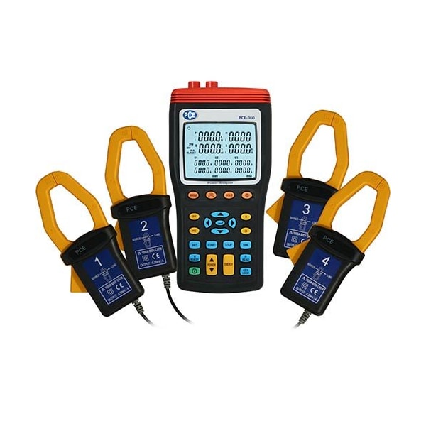 Three-Phase Power Clamp Meter, 600.0V True RMS value